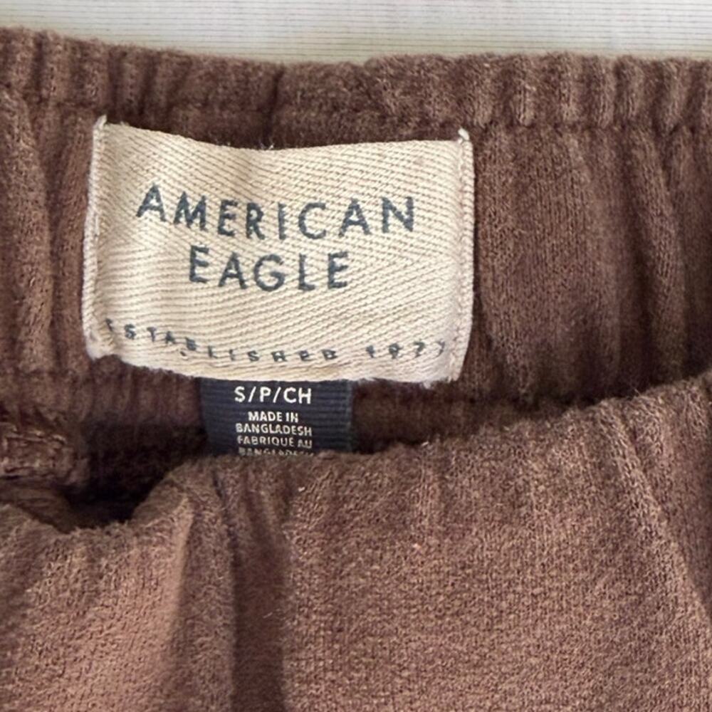 American Eagle Brown Sweat Pants Size Small